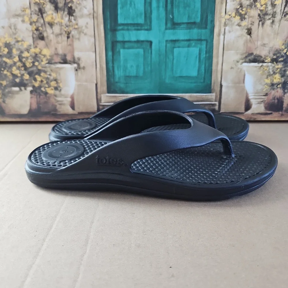 totes Men's Waterproof Lightweight Ara Flip Flop Sandals Size US 13